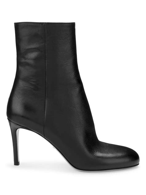 tronchetti prada|Prada Tronchetti Leather Stiletto 85MM Boots .